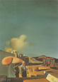 Сальвадор Дали. Невидимая арфа, совершенная и посредственная. 1932. Дерево, масло; 21х16. Частное собрание