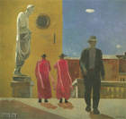 Дейнека Александр Александрович. Улица в Риме. 1935 Холст, масло. 189х199 Государственная Третьяковская галерея