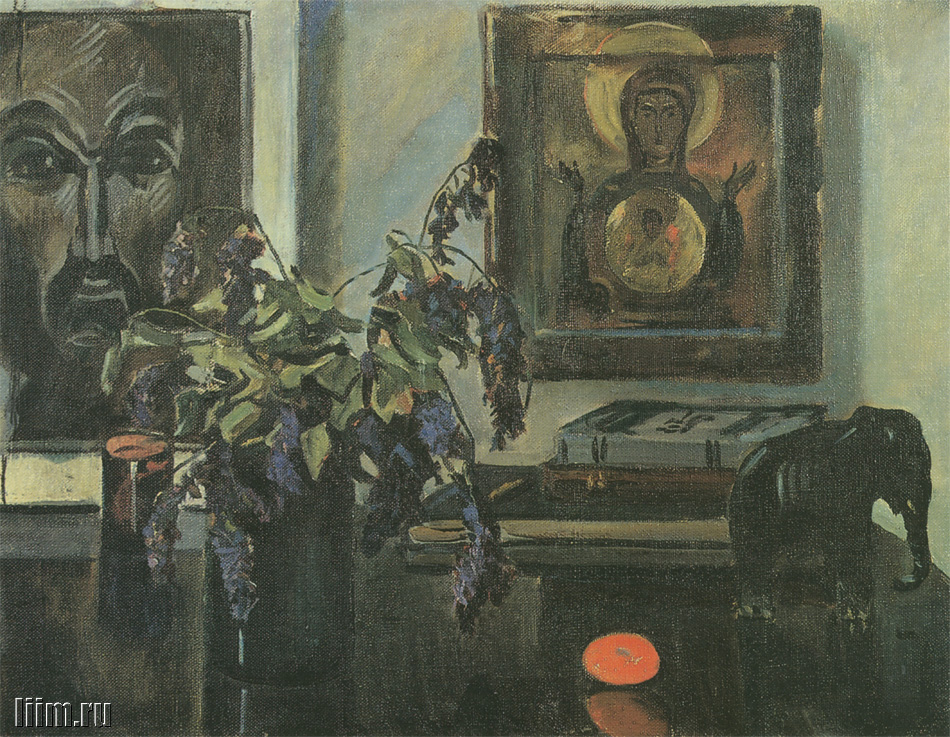 Дейнека Александр Александрович. Натюрморт. 1940 Холст, масло. 70 х 80 Государственный Русский музей